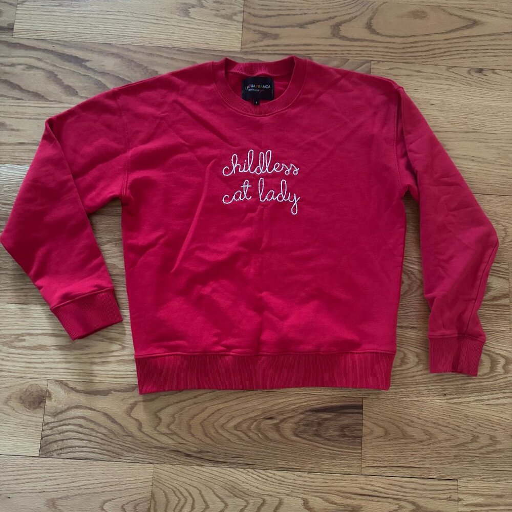 Lingua Franca "Childless Cat Lady" Sweatshirt